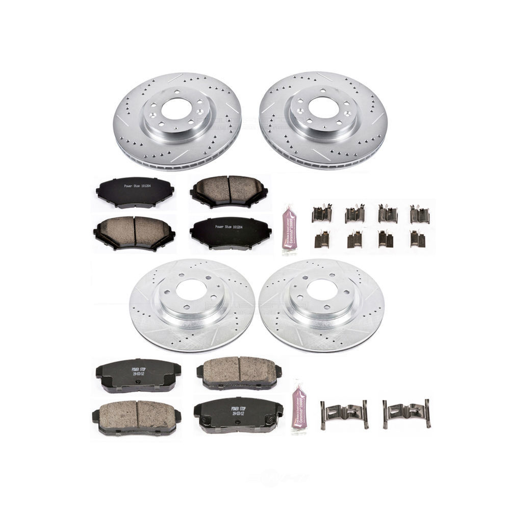 Power Stop Front Autospecialty Brake Kit w/Calipers | 2004-2011 Mazda RX-8 (KCOE3026) main image 1