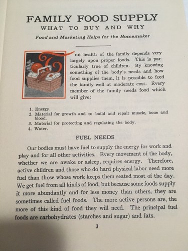 Folleto The Family Food Supply 1934 seguro de vida metropolitano excelente estado - Imagen 5 de 11