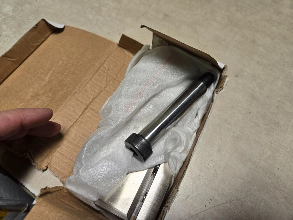 NUEVO EN CAJA Oceana Portals SD Bisagra Pivote con Abrazadera Níquel Cepillado ¡Nunca se usó! Foto 3 de 4