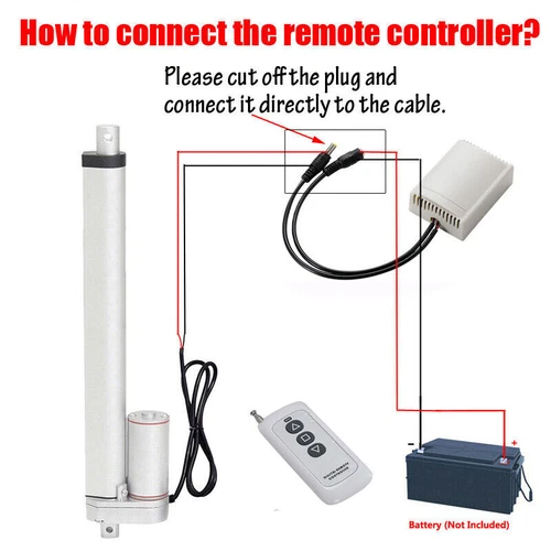 80N 200N 700N 2000N DC 12V Linear Actuator Motor 50mm -1000mm Remote Controller - Picture 14 of 40