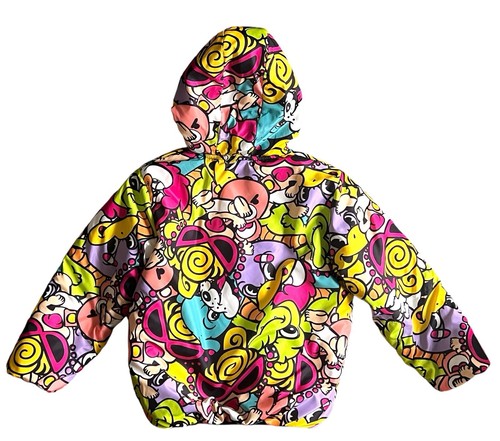 HYSTERIC GLAMOUR Size 140cm ( 8-10) REVERSIBLE PUFFER JACKET + All-Over Print - Picture 9 of 14