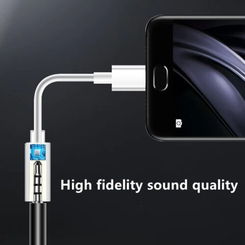 USB-C Type C to 3.5 mm AUX Headphone Jack Adapter for Samsung Galaxy S24 S23 S22 - Picture 3 of 14
