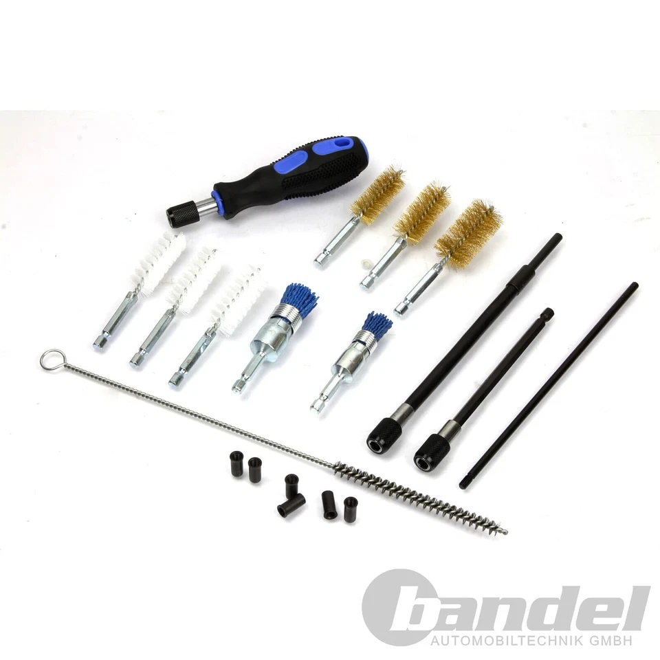 INJEKTOR EINSPRITZDÜSEN SITZ REINIGUNGS-SATZ 19-tlg SCHACHT BOHRUNG ZYLINDERKOPF - Bild 4 von 4