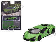 LAMBORGHINI REVUELTO VERDE SELVANS GREEN 1/64 DIECAST MODEL BY MINI GT MGT00789