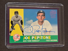 2019 Topps Archives Fan Favorites #FFA-JP Joe Pepitone PURPLE AUTO SP 106/150