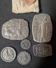 6.85 Troy Oz .999 silver - complete Monarch Egyptian Relic Series Bars with Bag