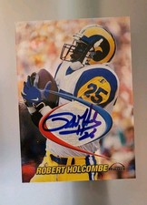 ROBERT HOLCOMBE/RAMS 1998 Collector's Edge Odyssey RC/ROOKIE AUTO Card. rookie card picture