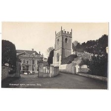 WIDCOMBE MANOR & Church near Bath, Somerset, RP Postcard by GL Dafins Unused