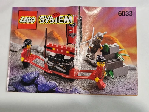 LEGO VINTAGE NINJA Treasure Transport Set 6033 with Box & Instructions