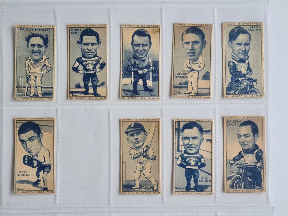 Cigarette Card Set CARRERAS LTD TURF 50 Sports Series Set of 49 1949 #18 - Image 4 of 4