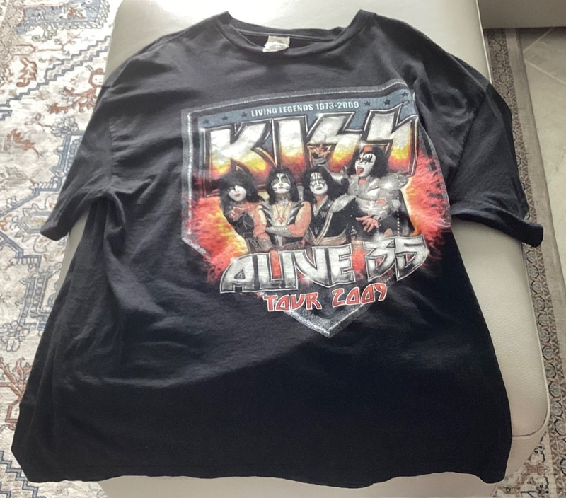 KISS Shirt Alive 35 TOUR 2009 XL DELTA  with special guest  BUCKCHERRY