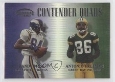 1999 Playoff Contenders SSD Contender Quads Randy Moss Antonio Freeman HOF s7f