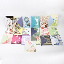 Lot of 20 Floral  Misc. Birthday Cards With Envelopes