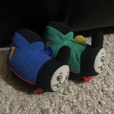 Thomas The Tank Engine And Friends 4 Train Plush Lot Percy Thomas 1992 Eden