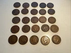 Best (25) 1901-1908 Indian Head Cents/Pennies All In Fine Or Better Condition