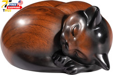 Pet Urns Sleeping Resin Cremation Cat Urn Cat Urns for Ashes Small Animal Urn