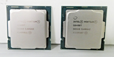 Lot of 2 Intel Pentium G6400T 3.40GHz Desktop CPU Processor SRH40