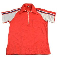 Vintage 1970s Hilton Grand Central Station Bowling Shirt Men's Large