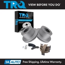TRQ Rear Brake Pad & Rotor Kit Fits 2013-2017 Chevrolet 2013-2017 GMC