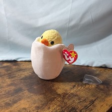 RARE "Eggbert The Beanie Baby"  Many Tag Errors 1998/1999 Ty Chick Egg NWT