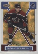 2002-03 Pacific Exclusive Gold Brendan Morrison #168 0h7n