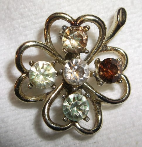 COSTUME JEWELRY MIXED LOT PINS AND BRACELET GOLDEN JEWELS PRE-OWNED PARTY 1928 - Picture 4 of 8