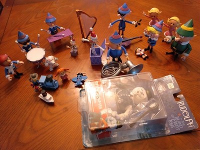 Playing Mantis Rudolph Misfit Toys Figurine Set Sam the Snowman Plastic Christm 