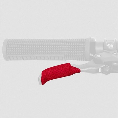 Lizard Skins DSP Lever Grip Bike Grips - Crimson Red - Set DSPLV050