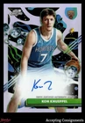 2025-26 Topps Cosmic Chrome Autographs Kon Knueppel Rookie RC AUTO HORNETS