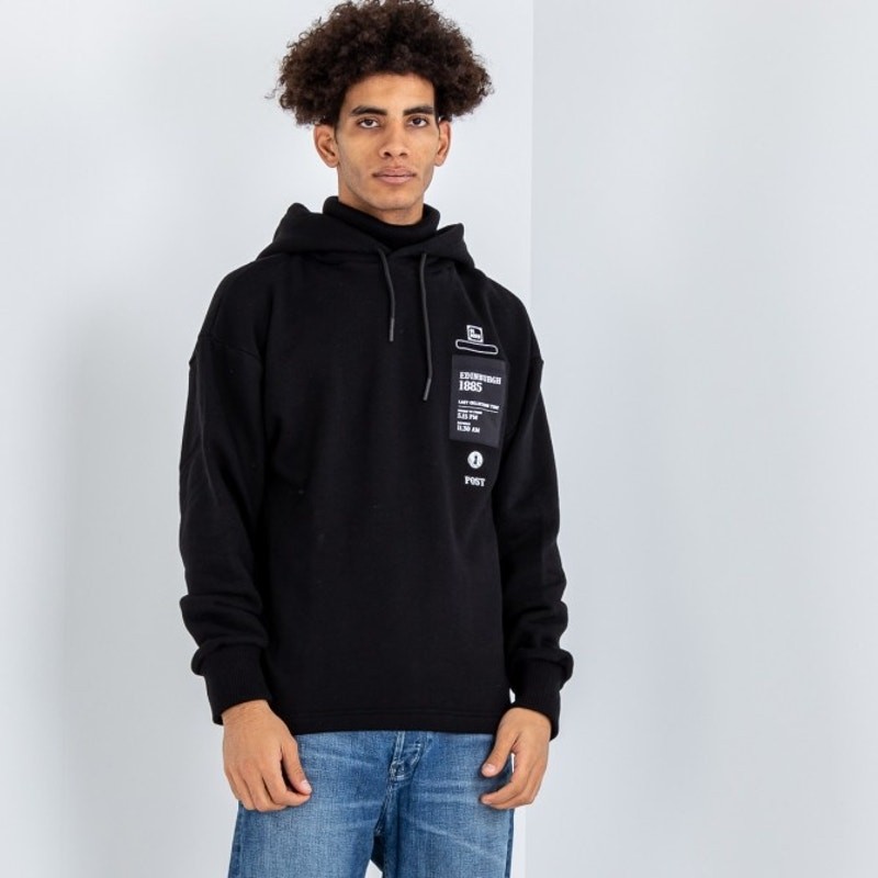 New Urban Outfitters Postbox Rollin Hoodie Sweatshirt TEE LIBRARY $155 Black M