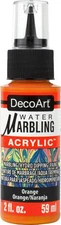 DecoArt Water Marbling Paint 2oz-Orange - 3 Pack