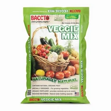 Michigan Peat Company BACCTO Veggie Planting Mix for Vegetables, 40 Quart Bag