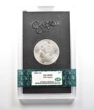 1883-CC Morgan Silver Dollar GSA Treasure MS66 CAC CACg *5567
