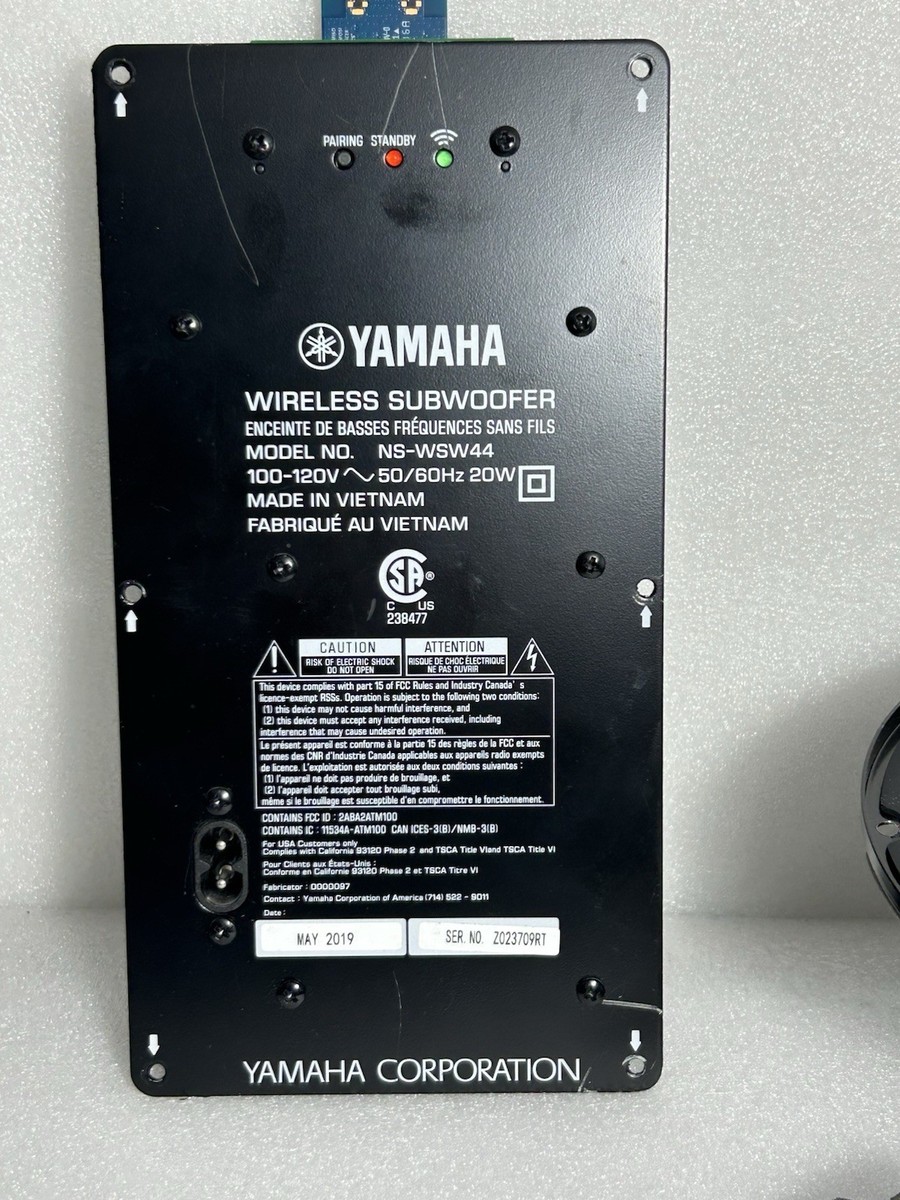 OEM Yamaha NS-WSW44 Powered Subwoofer Amp Power Supply And