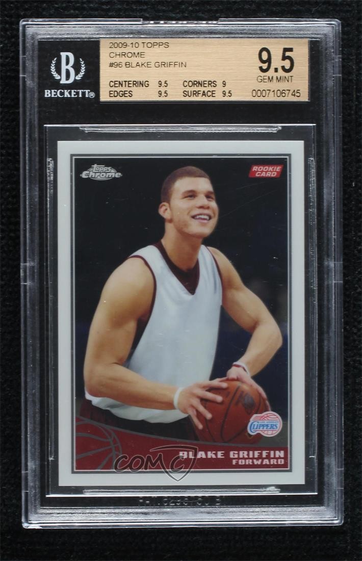 2009-10 Topps Chrome /999 Blake Griffin #96 BGS 9.5 GEM MINT