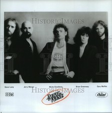 1981 Press Photo "April Wine" Steve Lang, Jerry Mercer, Myles Goodwyn