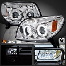Fits 2003-2005 Toyota 4runner Led Halo Projector Headlights Lamps Replacement Fits 2003-2005 Toyota 4runner Led Halo Projector Headlights Lamps Replacement
