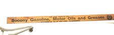 Vtg Socony Gasoline Motor Oil Gas Tank Measuring Stick Ruler Standard Oil 17"