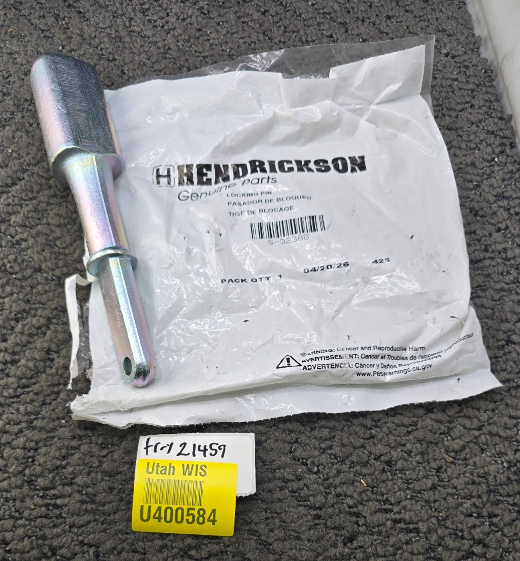 Hendrickson S-32388 Steel Slide Locking Pin 8