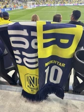 Hany Mukhtar #10 Nashville SC Scarf Limited Edition NSC MLS MVP RARE