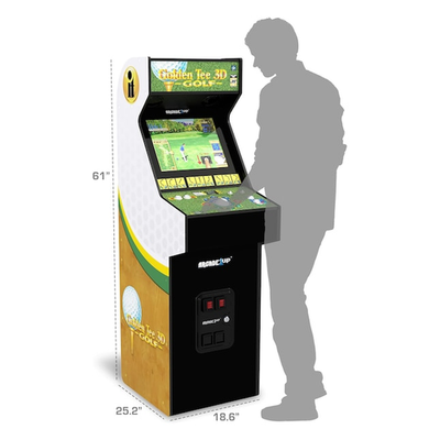 Arcade1Up Golden Tee 3D Deluxe Arcade Console Video Game Machine 5