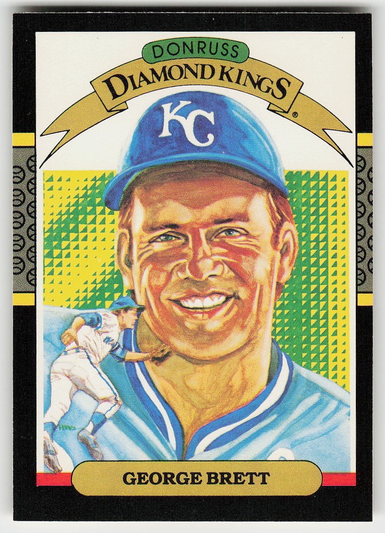 1987 Donruss #15 George Brett BASEBALL Kansas City Royals