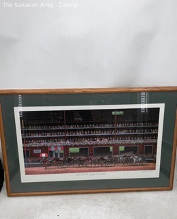 Field Of Dreams II two Jumps From The Wire! Art Framed Print By Jenness Cortez