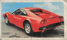 Ferrari 308 GTB Red Sports Car 252km/h Menko Card Japanese Vintage