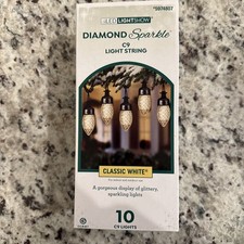Gemmy Lightshow Diamond Sparkle 10ct C9 LED C...