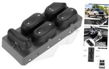Front Left Driver Side Master Power Window Switch - Compatible for Lincoln