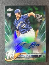 2018 Topps Chrome Rookie Autographs Jacob Barnes #RA-JBA (AU, RC)