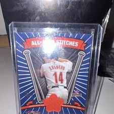 Topps 2005 All-Star Stitches Morgan Ensberg Houston Astros Workout Jersey