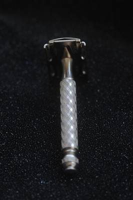 Gillette 1968 Ball End Tech Spiral Handle Razor etched logo cap made in USA