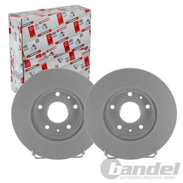 2X Ferodo 277Mm Bremsscheiben BelÜFtet Vorne Passend FüR Land Rover Freelander |-image